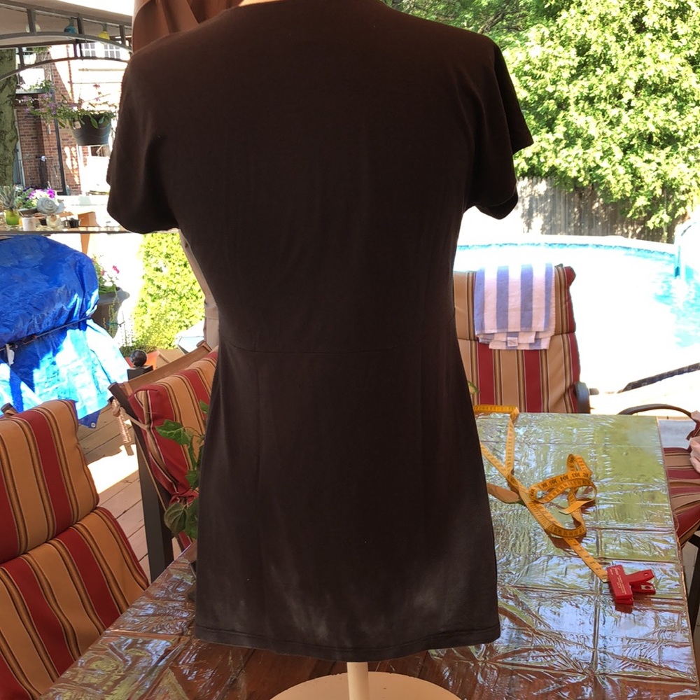 Super soft black cotton with stretch top from Loft size L - Picture 4 of 4